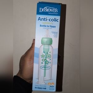 Dr. Brown's Anti-colic Bottle to Sippy Starter Kit